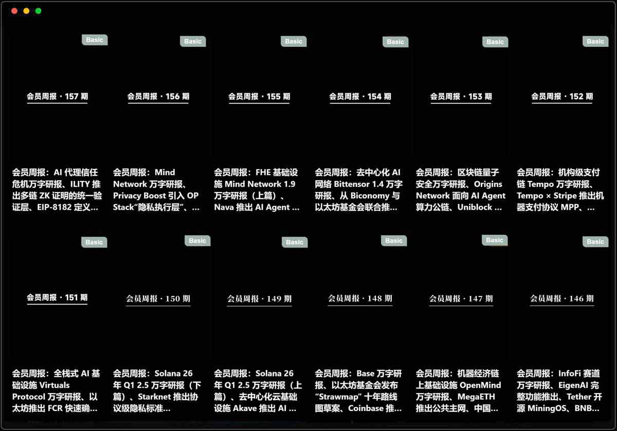 开通 PRO 会员-外捕研究 Web3Caff Research